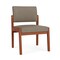 Lesro Lenox Armless Guest Chair, 22.5 in W 26 in L 31.5 in H LW1102 - alternate 1